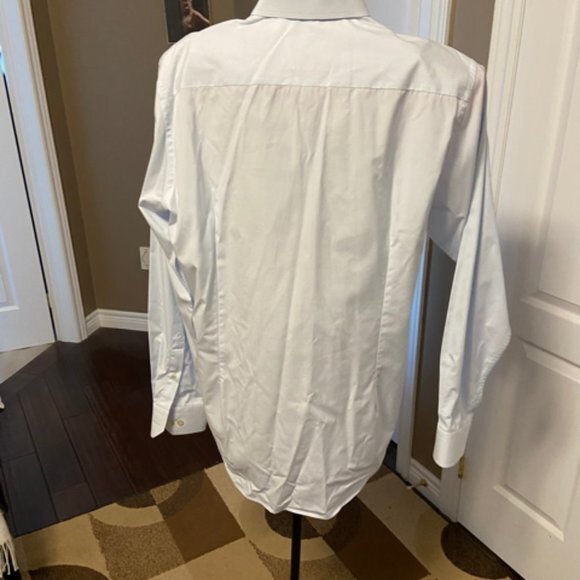 ETON Men's Dress Shirt in Fine Pinstripe Blue. Size 17/43 - Picture 3 of 16